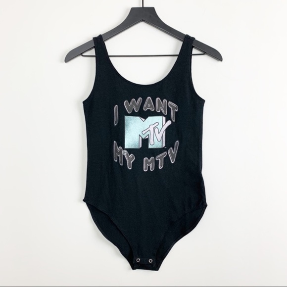 American Eagle Outfitters Tops - AE Retro MTV Bodysuit